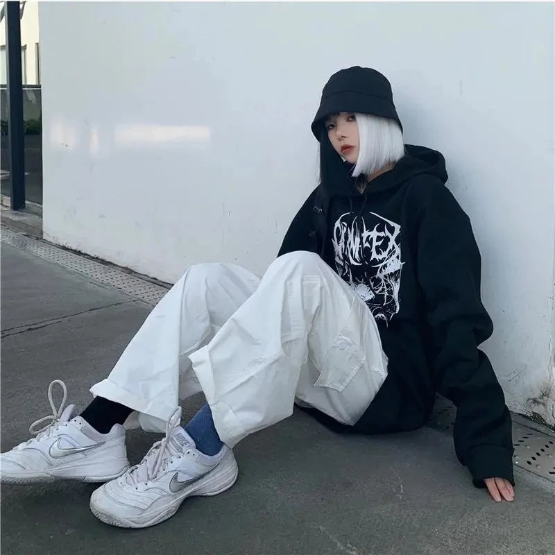 Streetwear Harajuku Women Hoodies Gothic Clothes Dropshipping Anime Hoody Streetwear Tops Tracksuit Women Hoodies Y2K Top